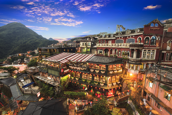 Jiufen old street