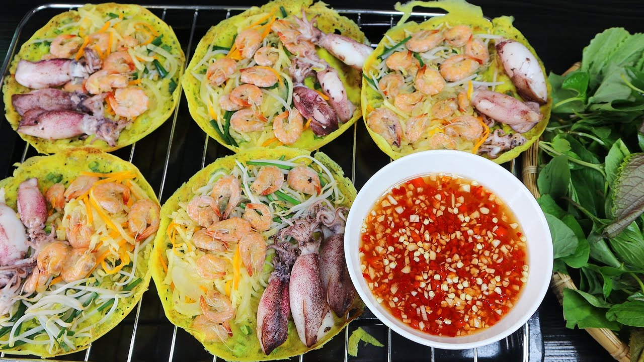 Bánh xèo mực